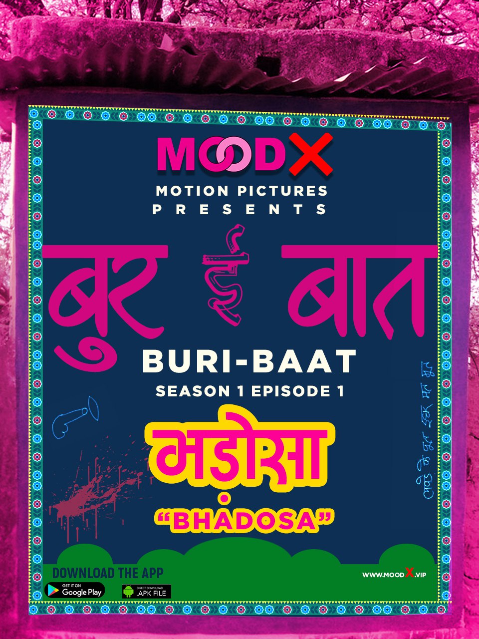 Buri Baat (Bhadosa) (2022) EP01 Moodx Series 720p | 480p WebhD x264